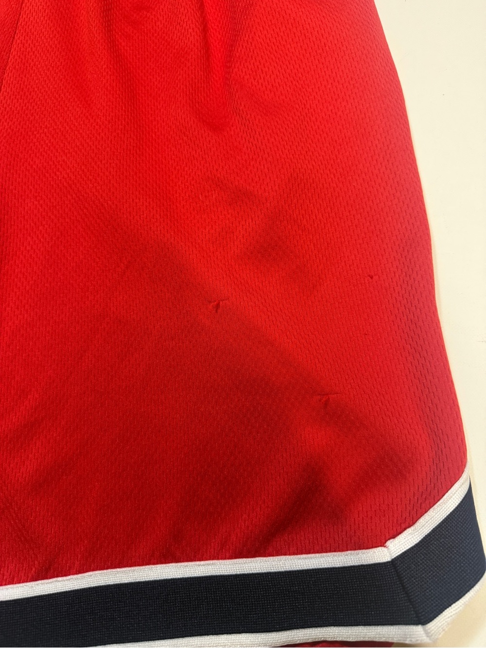 Mitre USA Red Men's Athletic Shorts with Flag Detail - Picture 9 of 9